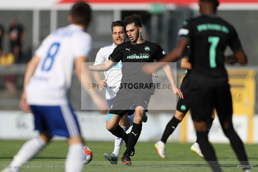 Matthias Löblein, Stadion am Schönbusch, Aschaffenburg, 30.07.2021, BFV, sport, action, Fussball, Deutschland, Juli 2021, Regionalliga Bayern, Saison 2021/2022, SGF, SVA01, SpVgg Greuther Fürth II, SV Viktoria Aschaffenburg - Bild-ID: 2301475