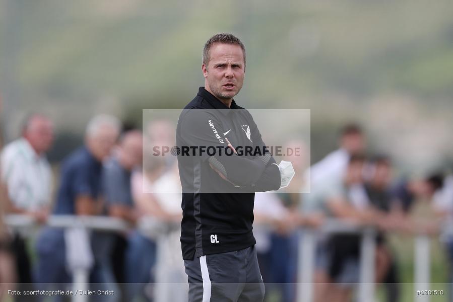 Trainer, Carsten Lanik, Sportplatz, Retzbach, 01.08.2021, BFV, sport, action, Fussball, Deutschland, August 2021, Kreisliga Würzburg, Saison 2021/2022, FVS, TSV, FV Steinfeld/Hausen-Rohrbach, TSV Retzbach - Bild-ID: 2301510