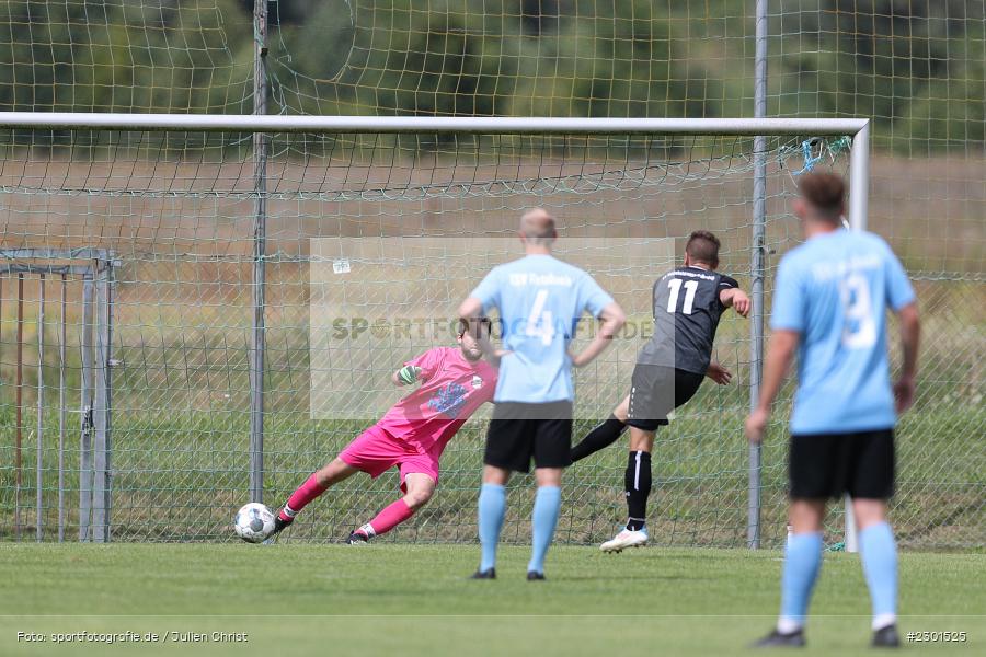 Tor, Christian Riedmann, Sportplatz, Retzbach, 01.08.2021, BFV, sport, action, Fussball, Deutschland, August 2021, Kreisliga Würzburg, Saison 2021/2022, FVS, TSV, FV Steinfeld/Hausen-Rohrbach, TSV Retzbach - Bild-ID: 2301525