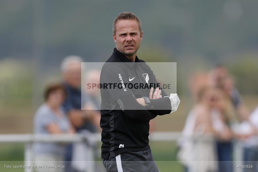 Trainer, Carsten Lanik, Sportplatz, Retzbach, 01.08.2021, BFV, sport, action, Fussball, Deutschland, August 2021, Kreisliga Würzburg, Saison 2021/2022, FVS, TSV, FV Steinfeld/Hausen-Rohrbach, TSV Retzbach - Bild-ID: 2301528