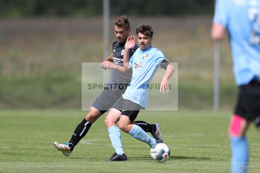 Dominik Hehrlein, Sportplatz, Retzbach, 01.08.2021, BFV, sport, action, Fussball, Deutschland, August 2021, Kreisliga Würzburg, Saison 2021/2022, FVS, TSV, FV Steinfeld/Hausen-Rohrbach, TSV Retzbach - Bild-ID: 2301583