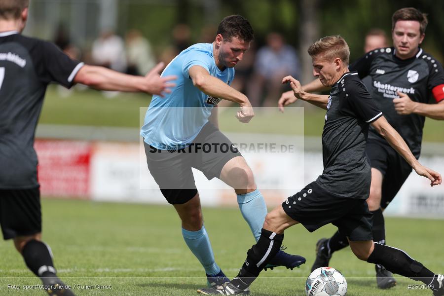 Dominic Heßdörfer, Sportplatz, Retzbach, 01.08.2021, BFV, sport, action, Fussball, Deutschland, August 2021, Kreisliga Würzburg, Saison 2021/2022, FVS, TSV, FV Steinfeld/Hausen-Rohrbach, TSV Retzbach - Bild-ID: 2301599