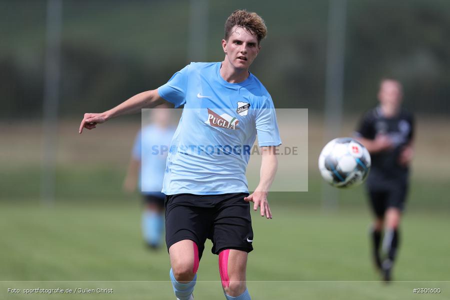 Luca Hilbert, Sportplatz, Retzbach, 01.08.2021, BFV, sport, action, Fussball, Deutschland, August 2021, Kreisliga Würzburg, Saison 2021/2022, FVS, TSV, FV Steinfeld/Hausen-Rohrbach, TSV Retzbach - Bild-ID: 2301600