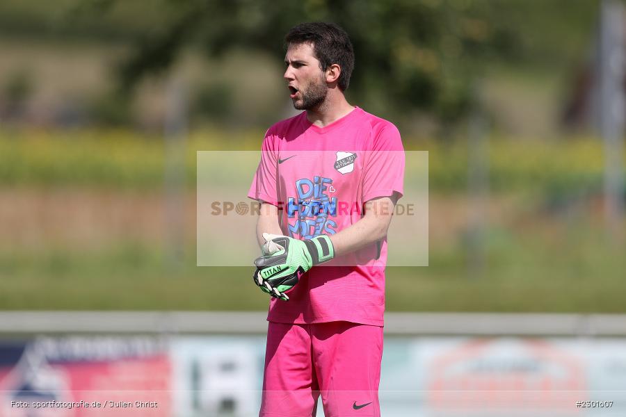 Torwart, Maximilian Müller, Sportplatz, Retzbach, 01.08.2021, BFV, sport, action, Fussball, Deutschland, August 2021, Kreisliga Würzburg, Saison 2021/2022, FVS, TSV, FV Steinfeld/Hausen-Rohrbach, TSV Retzbach - Bild-ID: 2301607