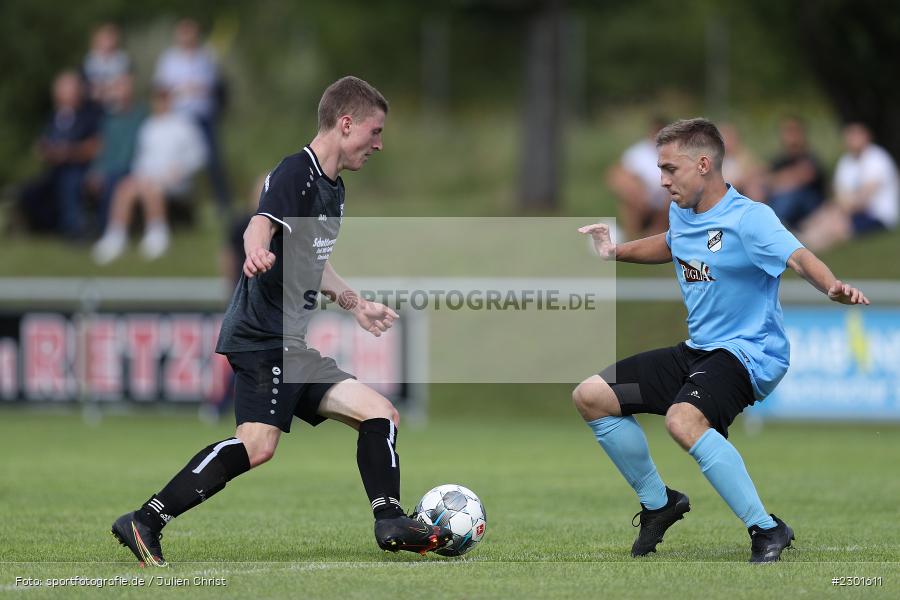 Marcel Trebeß, Sportplatz, Retzbach, 01.08.2021, BFV, sport, action, Fussball, Deutschland, August 2021, Kreisliga Würzburg, Saison 2021/2022, FVS, TSV, FV Steinfeld/Hausen-Rohrbach, TSV Retzbach - Bild-ID: 2301611