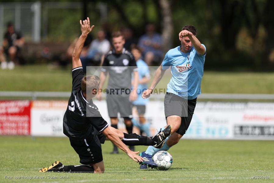Dominic Heßdörfer, Sportplatz, Retzbach, 01.08.2021, BFV, sport, action, Fussball, Deutschland, August 2021, Kreisliga Würzburg, Saison 2021/2022, FVS, TSV, FV Steinfeld/Hausen-Rohrbach, TSV Retzbach - Bild-ID: 2301618