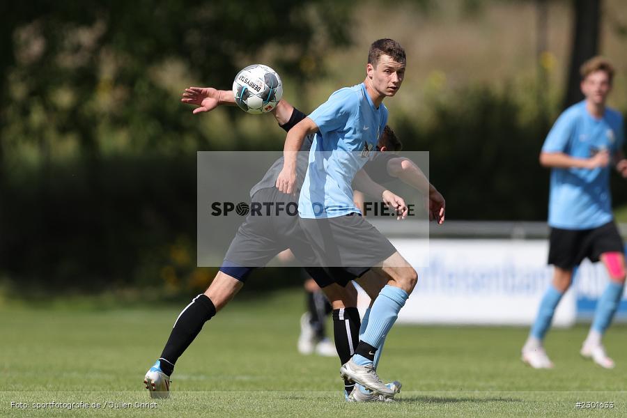 Simon Barthelmes, Sportplatz, Retzbach, 01.08.2021, BFV, sport, action, Fussball, Deutschland, August 2021, Kreisliga Würzburg, Saison 2021/2022, FVS, TSV, FV Steinfeld/Hausen-Rohrbach, TSV Retzbach - Bild-ID: 2301633