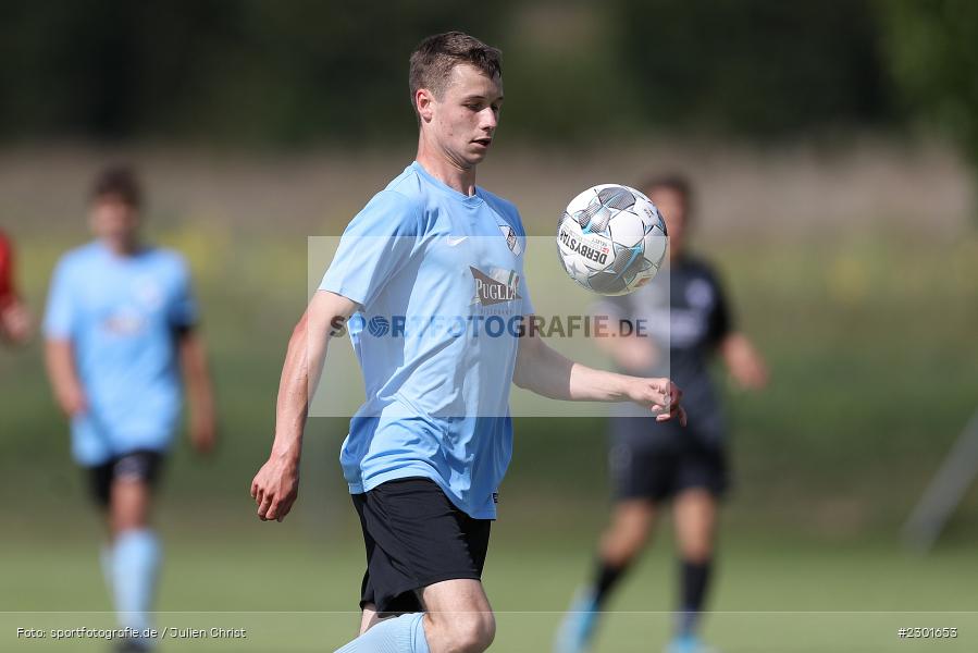 Simon Barthelmes, Sportplatz, Retzbach, 01.08.2021, BFV, sport, action, Fussball, Deutschland, August 2021, Kreisliga Würzburg, Saison 2021/2022, FVS, TSV, FV Steinfeld/Hausen-Rohrbach, TSV Retzbach - Bild-ID: 2301653