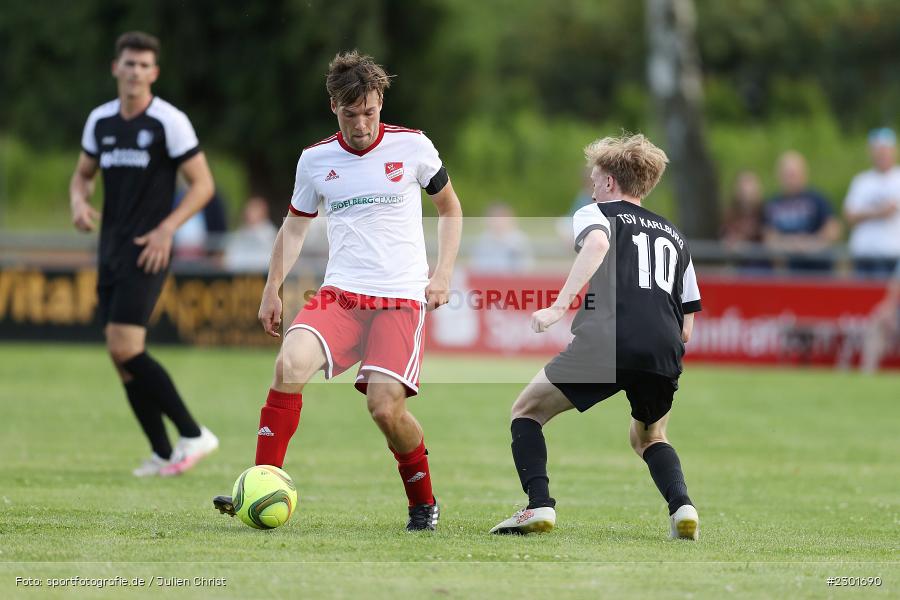 Maximilian Strick, Tobias Väth, Sportplatz, Karlburg, 01.08.2021, BFV, sport, action, Fussball, Deutschland, August 2021, Kreisliga Würzburg, Saison 2021/2022, SVE, TSV, SV Erlenbach, TSV Karlburg II - Bild-ID: 2301690 Maximilian Strick, Tobias Väth, Sportplatz, Karlburg, 01.08.2021, BFV, sport, action, Fussball, Deutschland, August 2021, Kreisliga Würzburg, Saison 2021/2022, SVE, TSV, SV Erlenbach, TSV Karlburg II - Bild-ID: 2301690
