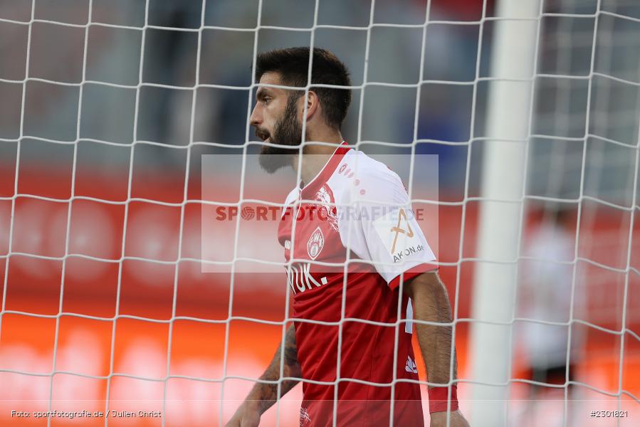 Fanol Perdedaj, FLYERALARM Arena, Würzburg, 02.08.2021, DFB, sport, action, Fussball, Deutschland, August 2021, 3. Liga, Saison 2021/2022, SCV, FWK, SC Verl, FC Würzburger Kickers - Bild-ID: 2301821