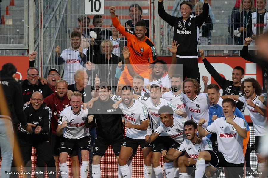 Jubel, Niclas Thiede, FLYERALARM Arena, Würzburg, 02.08.2021, DFB, sport, action, Fussball, Deutschland, August 2021, 3. Liga, Saison 2021/2022, SCV, FWK, SC Verl, FC Würzburger Kickers - Bild-ID: 2301832 Jubel, Niclas Thiede, FLYERALARM Arena, Würzburg, 02.08.2021, DFB, sport, action, Fussball, Deutschland, August 2021, 3. Liga, Saison 2021/2022, SCV, FWK, SC Verl, FC Würzburger Kickers - Bild-ID: 2301832
