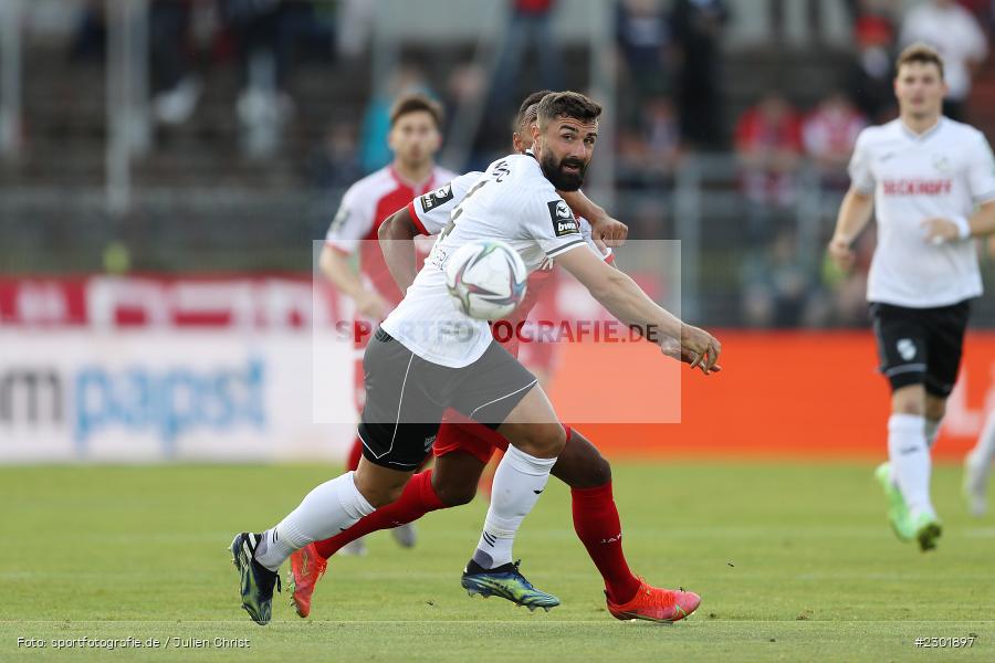 Daniel Mikic, FLYERALARM Arena, Würzburg, 02.08.2021, DFB, sport, action, Fussball, Deutschland, August 2021, 3. Liga, Saison 2021/2022, SCV, FWK, SC Verl, FC Würzburger Kickers - Bild-ID: 2301897