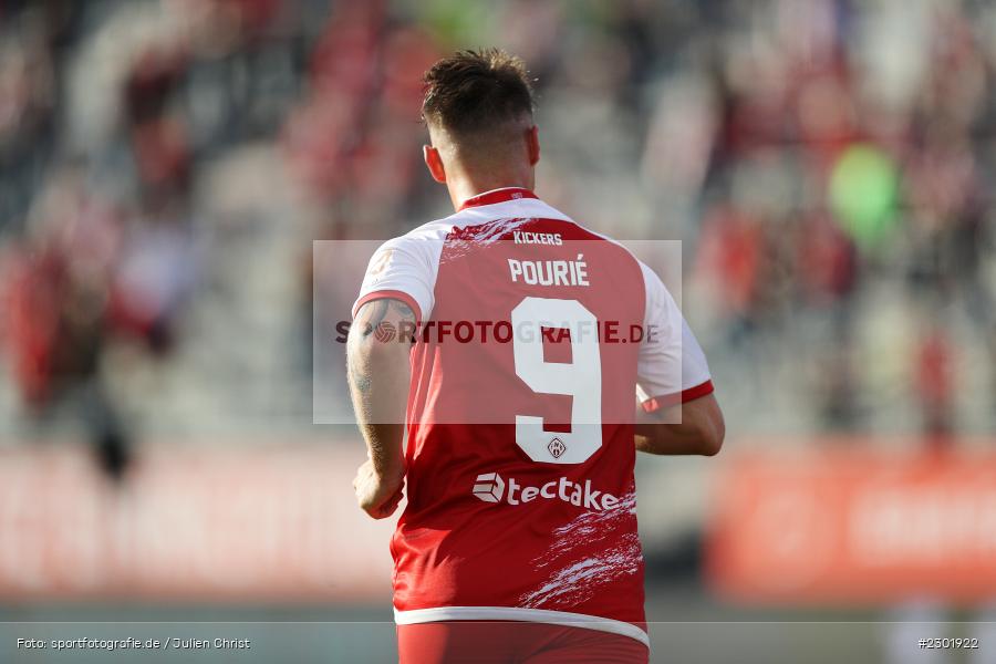 Rückennummer, Backside, Marvin Pourié, FLYERALARM Arena, Würzburg, 02.08.2021, DFB, sport, action, Fussball, Deutschland, August 2021, 3. Liga, Saison 2021/2022, SCV, FWK, SC Verl, FC Würzburger Kickers - Bild-ID: 2301922