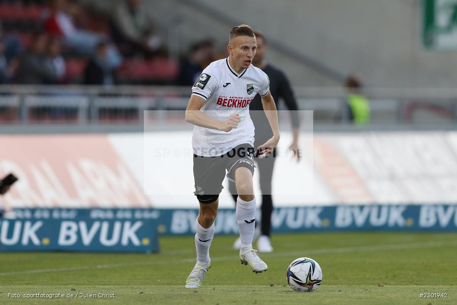 Nico Ochojski, FLYERALARM Arena, Würzburg, 02.08.2021, DFB, sport, action, Fussball, Deutschland, August 2021, 3. Liga, Saison 2021/2022, SCV, FWK, SC Verl, FC Würzburger Kickers - Bild-ID: 2301942