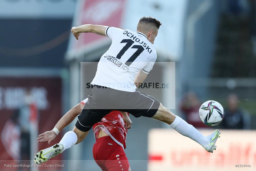 Nico Ochojski, FLYERALARM Arena, Würzburg, 02.08.2021, DFB, sport, action, Fussball, Deutschland, August 2021, 3. Liga, Saison 2021/2022, SCV, FWK, SC Verl, FC Würzburger Kickers - Bild-ID: 2301946