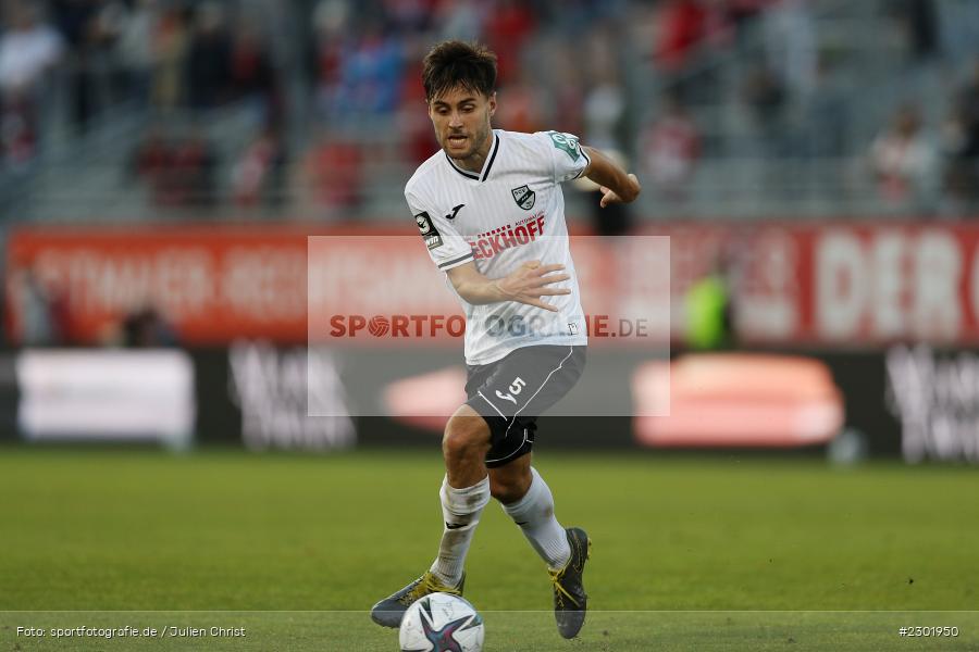 Tom Baack, FLYERALARM Arena, Würzburg, 02.08.2021, DFB, sport, action, Fussball, Deutschland, August 2021, 3. Liga, Saison 2021/2022, SCV, FWK, SC Verl, FC Würzburger Kickers - Bild-ID: 2301950