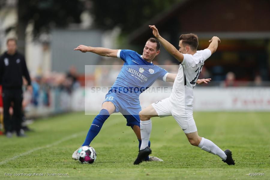 Marc Hänschke, Sportgelände, Karlburg, 04.08.2021, BFV, sport, action, Fussball, Deutschland, August 2021, Bayernliga Nord, Saison 2021/2022, WFV, TSV, Würzburger FV, TSV Karlburg - Bild-ID: 2301981