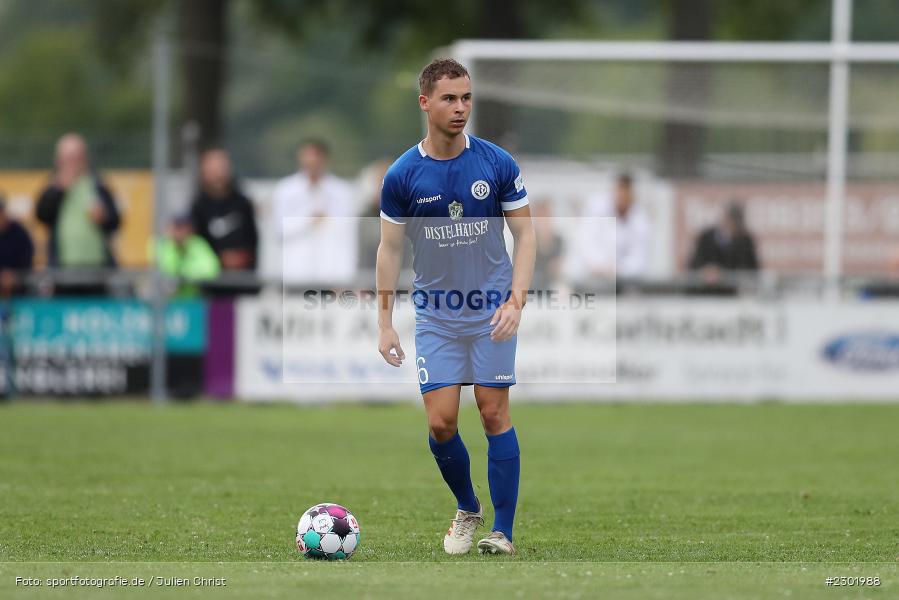 Lukas Imgrund, Sportgelände, Karlburg, 04.08.2021, BFV, sport, action, Fussball, Deutschland, August 2021, Bayernliga Nord, Saison 2021/2022, WFV, TSV, Würzburger FV, TSV Karlburg - Bild-ID: 2301988