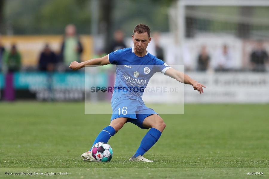 Lukas Imgrund, Sportgelände, Karlburg, 04.08.2021, BFV, sport, action, Fussball, Deutschland, August 2021, Bayernliga Nord, Saison 2021/2022, WFV, TSV, Würzburger FV, TSV Karlburg - Bild-ID: 2301989