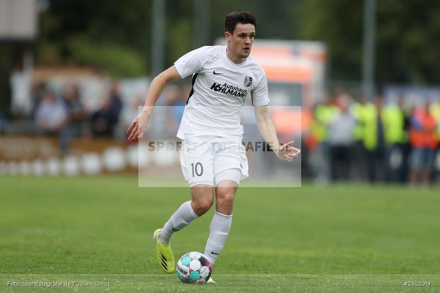 Jan Martin, Sportgelände, Karlburg, 04.08.2021, BFV, sport, action, Fussball, Deutschland, August 2021, Bayernliga Nord, Saison 2021/2022, WFV, TSV, Würzburger FV, TSV Karlburg - Bild-ID: 2302019