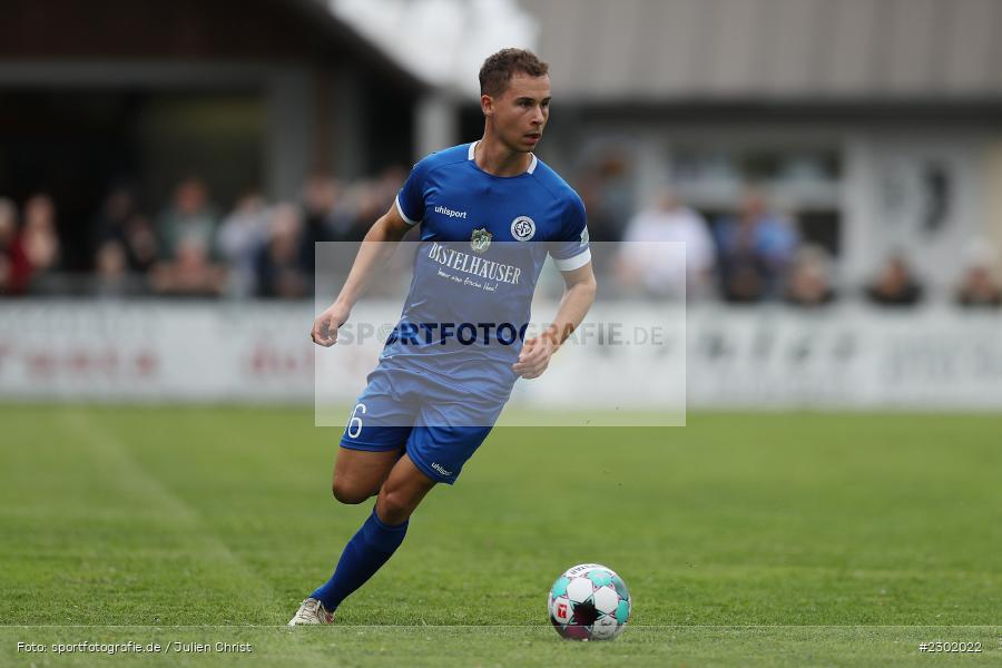 Lukas Imgrund, Sportgelände, Karlburg, 04.08.2021, BFV, sport, action, Fussball, Deutschland, August 2021, Bayernliga Nord, Saison 2021/2022, WFV, TSV, Würzburger FV, TSV Karlburg - Bild-ID: 2302022