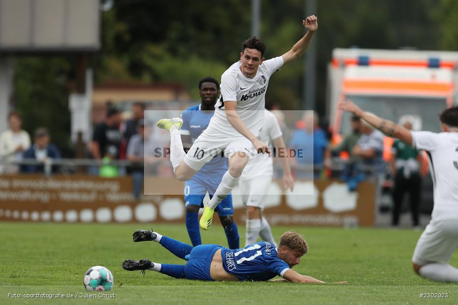 Jan Martin, Sportgelände, Karlburg, 04.08.2021, BFV, sport, action, Fussball, Deutschland, August 2021, Bayernliga Nord, Saison 2021/2022, WFV, TSV, Würzburger FV, TSV Karlburg - Bild-ID: 2302023