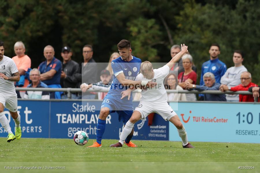 Elia Schoppel, Sportgelände, Karlburg, 04.08.2021, BFV, sport, action, Fussball, Deutschland, August 2021, Bayernliga Nord, Saison 2021/2022, WFV, TSV, Würzburger FV, TSV Karlburg - Bild-ID: 2302054