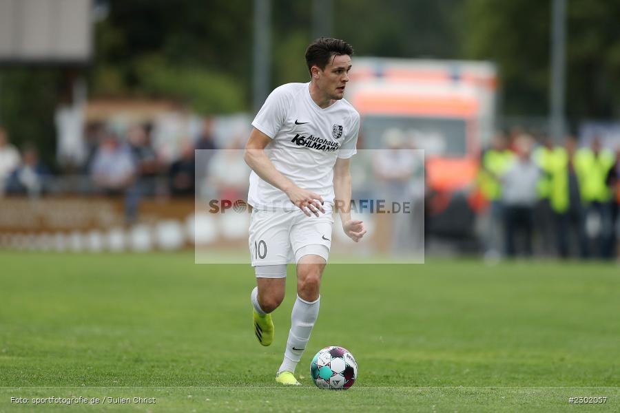 Jan Martin, Sportgelände, Karlburg, 04.08.2021, BFV, sport, action, Fussball, Deutschland, August 2021, Bayernliga Nord, Saison 2021/2022, WFV, TSV, Würzburger FV, TSV Karlburg - Bild-ID: 2302057