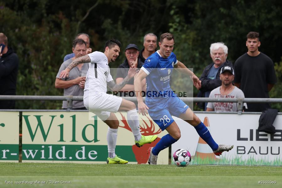 Marc Hänschke, Sportgelände, Karlburg, 04.08.2021, BFV, sport, action, Fussball, Deutschland, August 2021, Bayernliga Nord, Saison 2021/2022, WFV, TSV, Würzburger FV, TSV Karlburg - Bild-ID: 2302060