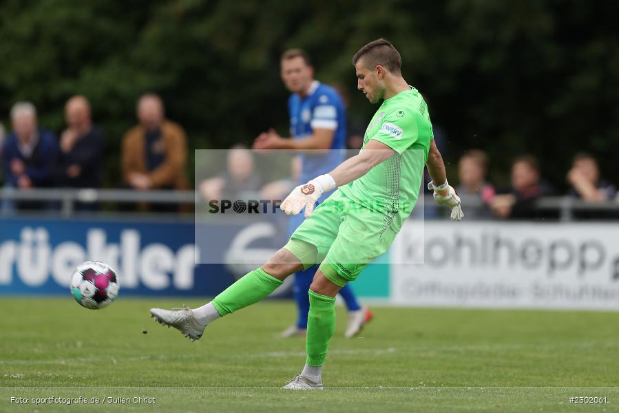 Andre Koob, Sportgelände, Karlburg, 04.08.2021, BFV, sport, action, Fussball, Deutschland, August 2021, Bayernliga Nord, Saison 2021/2022, WFV, TSV, Würzburger FV, TSV Karlburg - Bild-ID: 2302061