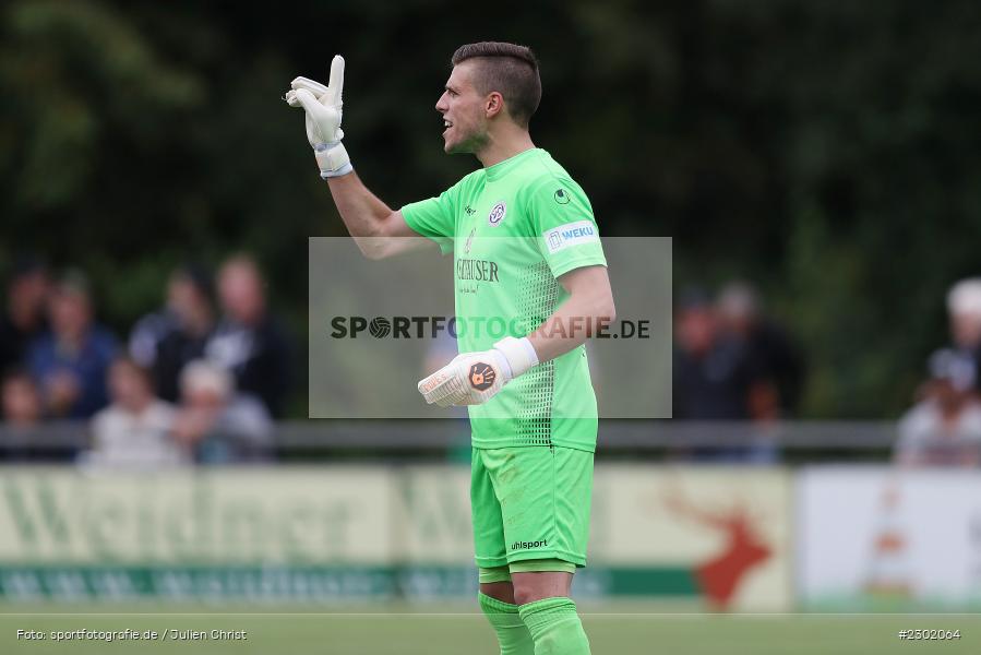 Andre Koob, Sportgelände, Karlburg, 04.08.2021, BFV, sport, action, Fussball, Deutschland, August 2021, Bayernliga Nord, Saison 2021/2022, WFV, TSV, Würzburger FV, TSV Karlburg - Bild-ID: 2302064