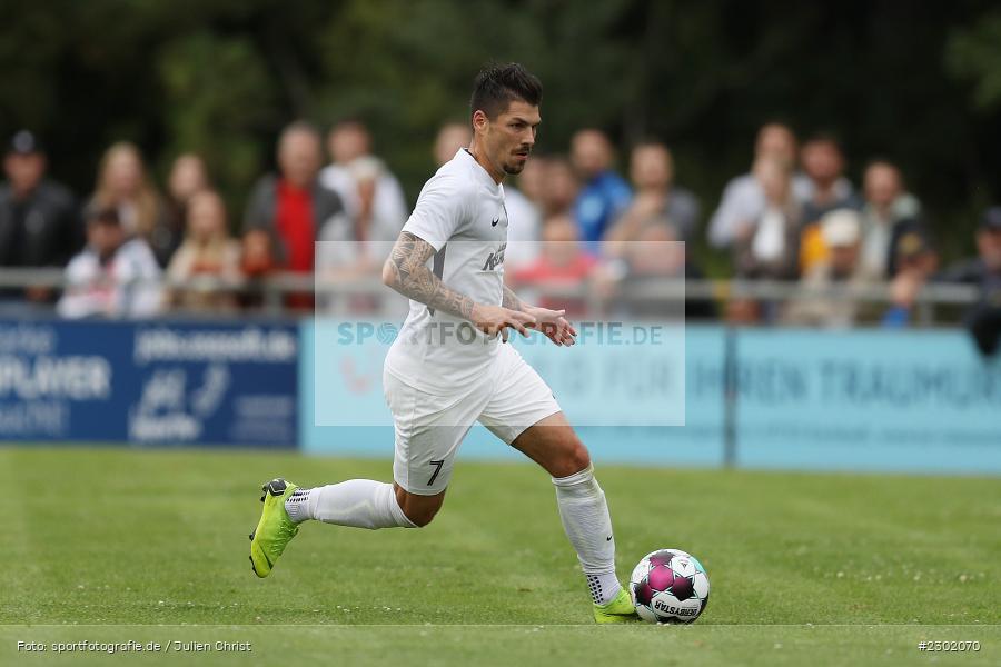 Steffen Bachmann, Sportgelände, Karlburg, 04.08.2021, BFV, sport, action, Fussball, Deutschland, August 2021, Bayernliga Nord, Saison 2021/2022, WFV, TSV, Würzburger FV, TSV Karlburg - Bild-ID: 2302070