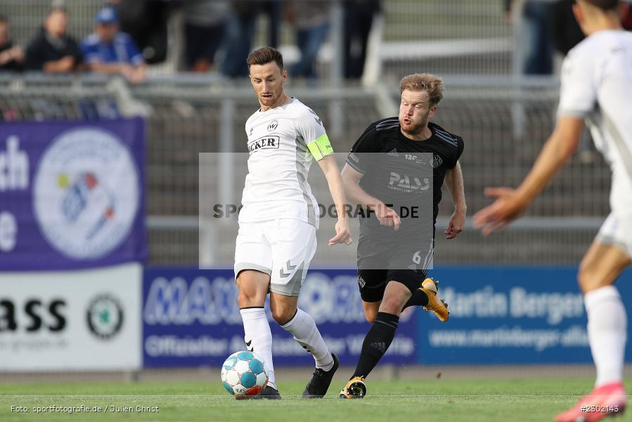 Christoph Schulz, Stadion am Schönbusch, Aschaffenburg, 06.08.2021, BFV, sport, action, Fussball, Deutschland, August 2021, Regionalliga Bayern, Saison 2021/2022, SVW, SVA01, SV Wacker Burghausen, SV Viktoria Aschaffenburg - Bild-ID: 2302143