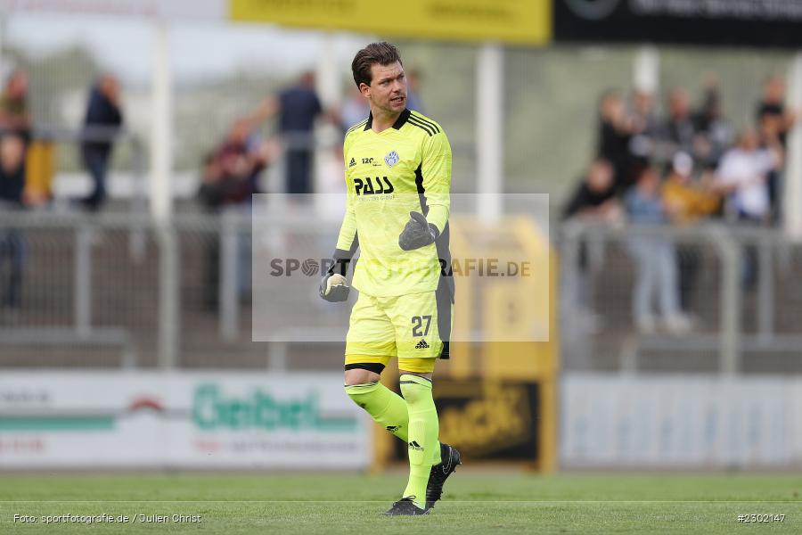 Emotionen, Torjubel, Max Grün, Stadion am Schönbusch, Aschaffenburg, 06.08.2021, BFV, sport, action, Fussball, Deutschland, August 2021, Regionalliga Bayern, Saison 2021/2022, SVW, SVA01, SV Wacker Burghausen, SV Viktoria Aschaffenburg - Bild-ID: 2302147