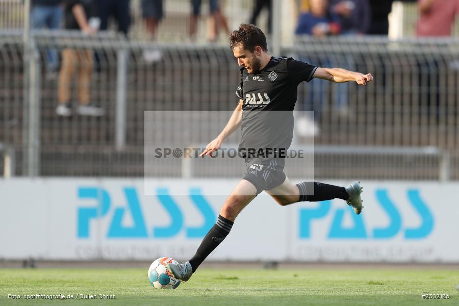 Elias Niesigk, Stadion am Schönbusch, Aschaffenburg, 06.08.2021, BFV, sport, action, Fussball, Deutschland, August 2021, Regionalliga Bayern, Saison 2021/2022, SVW, SVA01, SV Wacker Burghausen, SV Viktoria Aschaffenburg - Bild-ID: 2302186