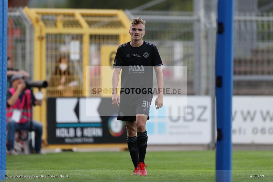 enttäuscht, Tim Littmann, Stadion am Schönbusch, Aschaffenburg, 06.08.2021, BFV, sport, action, Fussball, Deutschland, August 2021, Regionalliga Bayern, Saison 2021/2022, SVW, SVA01, SV Wacker Burghausen, SV Viktoria Aschaffenburg - Bild-ID: 2302203