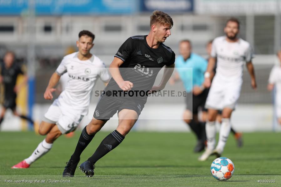 Niklas Borger, Stadion am Schönbusch, Aschaffenburg, 06.08.2021, BFV, sport, action, Fussball, Deutschland, August 2021, Regionalliga Bayern, Saison 2021/2022, SVW, SVA01, SV Wacker Burghausen, SV Viktoria Aschaffenburg - Bild-ID: 2302232 Niklas Borger, Stadion am Schönbusch, Aschaffenburg, 06.08.2021, BFV, sport, action, Fussball, Deutschland, August 2021, Regionalliga Bayern, Saison 2021/2022, SVW, SVA01, SV Wacker Burghausen, SV Viktoria Aschaffenburg - Bild-ID: 2302232