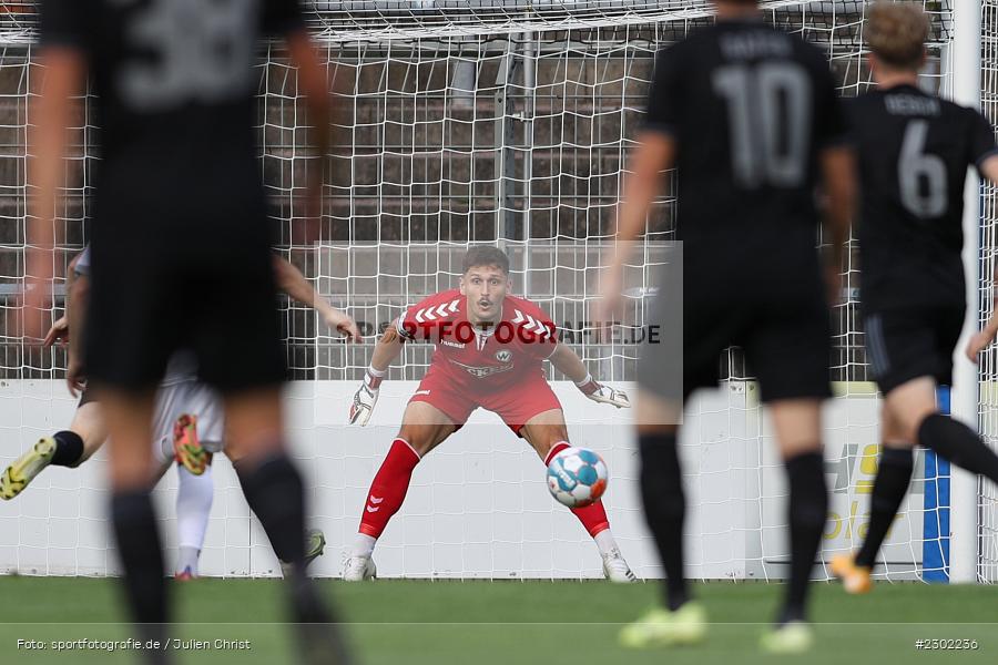 Markus Schöller, Stadion am Schönbusch, Aschaffenburg, 06.08.2021, BFV, sport, action, Fussball, Deutschland, August 2021, Regionalliga Bayern, Saison 2021/2022, SVW, SVA01, SV Wacker Burghausen, SV Viktoria Aschaffenburg - Bild-ID: 2302236