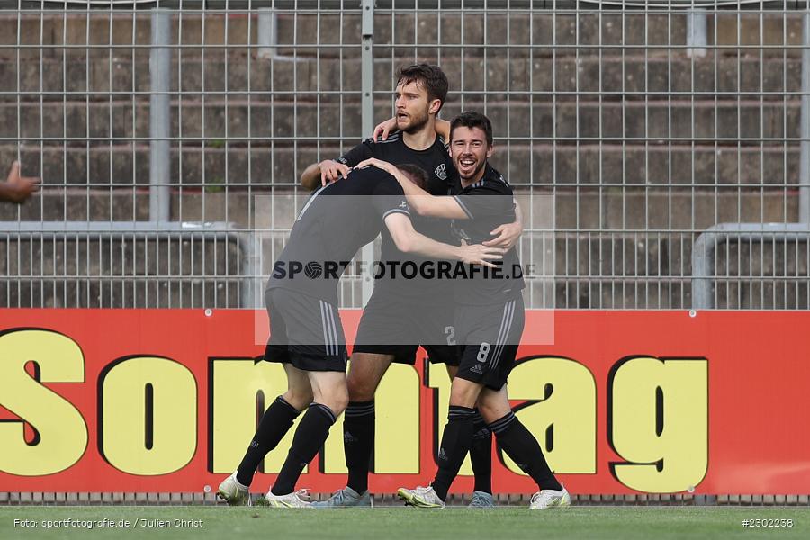 Torjubel, Philipp Beinenz, Stadion am Schönbusch, Aschaffenburg, 06.08.2021, BFV, sport, action, Fussball, Deutschland, August 2021, Regionalliga Bayern, Saison 2021/2022, SVW, SVA01, SV Wacker Burghausen, SV Viktoria Aschaffenburg - Bild-ID: 2302238 Torjubel, Philipp Beinenz, Stadion am Schönbusch, Aschaffenburg, 06.08.2021, BFV, sport, action, Fussball, Deutschland, August 2021, Regionalliga Bayern, Saison 2021/2022, SVW, SVA01, SV Wacker Burghausen, SV Viktoria Aschaffenburg - Bild-ID: 2302238