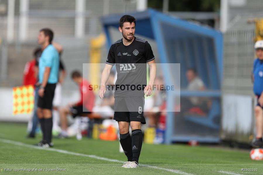 Philipp Beinenz, Stadion am Schönbusch, Aschaffenburg, 06.08.2021, BFV, sport, action, Fussball, Deutschland, August 2021, Regionalliga Bayern, Saison 2021/2022, SVW, SVA01, SV Wacker Burghausen, SV Viktoria Aschaffenburg - Bild-ID: 2302262