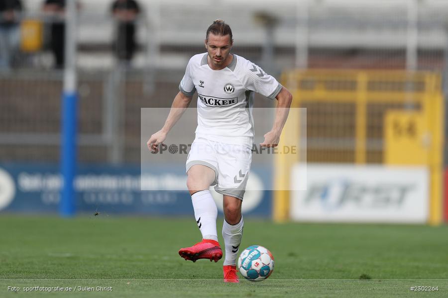 Moritz Moser, Stadion am Schönbusch, Aschaffenburg, 06.08.2021, BFV, sport, action, Fussball, Deutschland, August 2021, Regionalliga Bayern, Saison 2021/2022, SVW, SVA01, SV Wacker Burghausen, SV Viktoria Aschaffenburg - Bild-ID: 2302264