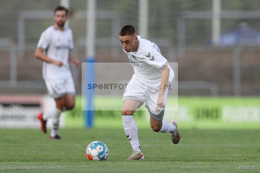 Jerome Läubli, Stadion am Schönbusch, Aschaffenburg, 06.08.2021, BFV, sport, action, Fussball, Deutschland, August 2021, Regionalliga Bayern, Saison 2021/2022, SVW, SVA01, SV Wacker Burghausen, SV Viktoria Aschaffenburg - Bild-ID: 2302274