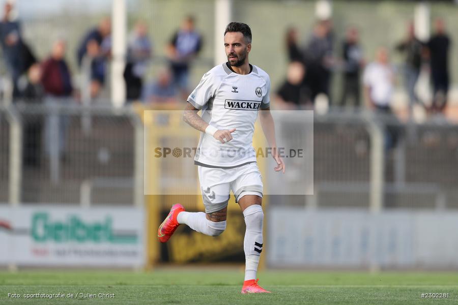 Kevin Hingerl, Stadion am Schönbusch, Aschaffenburg, 06.08.2021, BFV, sport, action, Fussball, Deutschland, August 2021, Regionalliga Bayern, Saison 2021/2022, SVW, SVA01, SV Wacker Burghausen, SV Viktoria Aschaffenburg - Bild-ID: 2302281
