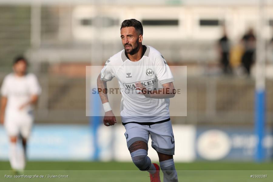 Kevin Hingerl, Stadion am Schönbusch, Aschaffenburg, 06.08.2021, BFV, sport, action, Fussball, Deutschland, August 2021, Regionalliga Bayern, Saison 2021/2022, SVW, SVA01, SV Wacker Burghausen, SV Viktoria Aschaffenburg - Bild-ID: 2302287