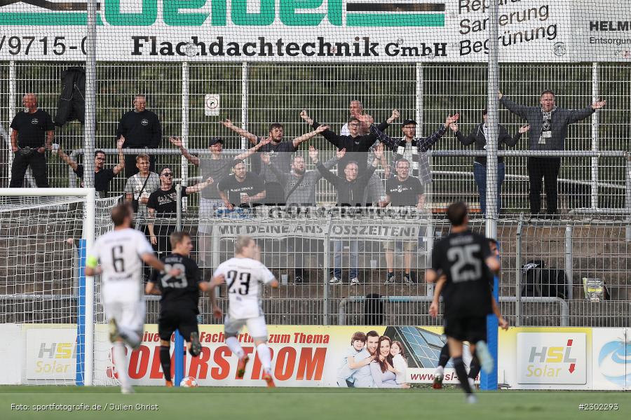 Fans, Stadion am Schönbusch, Aschaffenburg, 06.08.2021, BFV, sport, action, Fussball, Deutschland, August 2021, Regionalliga Bayern, Saison 2021/2022, SVW, SVA01, SV Wacker Burghausen, SV Viktoria Aschaffenburg - Bild-ID: 2302293