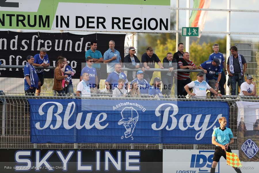 Fans, Blue Boys, Stadion am Schönbusch, Aschaffenburg, 06.08.2021, BFV, sport, action, Fussball, Deutschland, August 2021, Regionalliga Bayern, Saison 2021/2022, SVW, SVA01, SV Wacker Burghausen, SV Viktoria Aschaffenburg - Bild-ID: 2302300