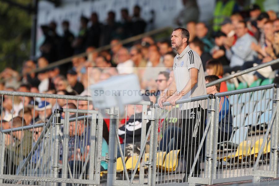 Trainer, Jochen Seitz, Stadion am Schönbusch, Aschaffenburg, 06.08.2021, BFV, sport, action, Fussball, Deutschland, August 2021, Regionalliga Bayern, Saison 2021/2022, SVW, SVA01, SV Wacker Burghausen, SV Viktoria Aschaffenburg - Bild-ID: 2302312