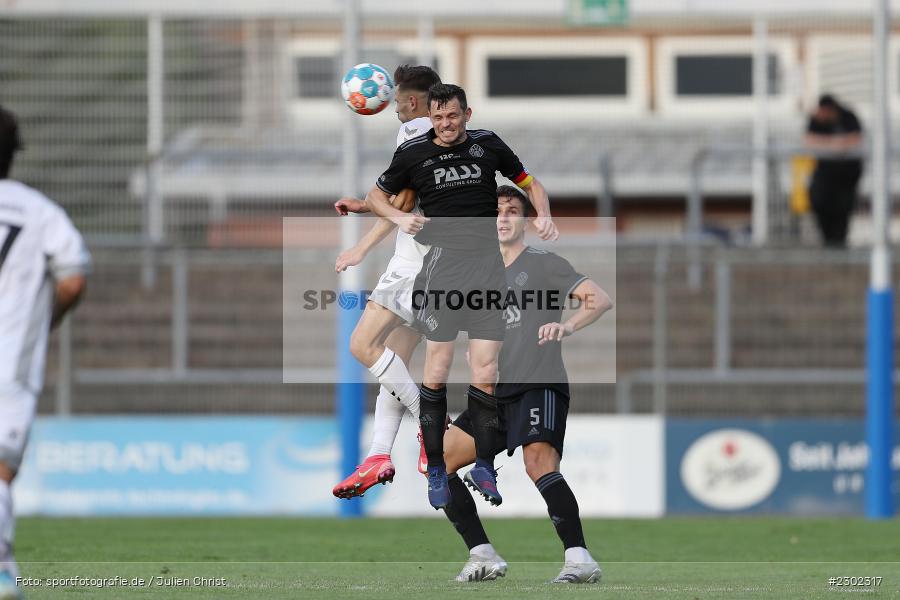 Daniel Cheron, Stadion am Schönbusch, Aschaffenburg, 06.08.2021, BFV, sport, action, Fussball, Deutschland, August 2021, Regionalliga Bayern, Saison 2021/2022, SVW, SVA01, SV Wacker Burghausen, SV Viktoria Aschaffenburg - Bild-ID: 2302317