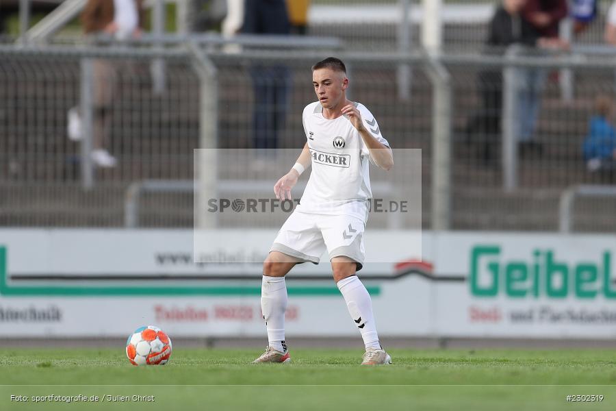Jerome Läubli, Stadion am Schönbusch, Aschaffenburg, 06.08.2021, BFV, sport, action, Fussball, Deutschland, August 2021, Regionalliga Bayern, Saison 2021/2022, SVW, SVA01, SV Wacker Burghausen, SV Viktoria Aschaffenburg - Bild-ID: 2302319