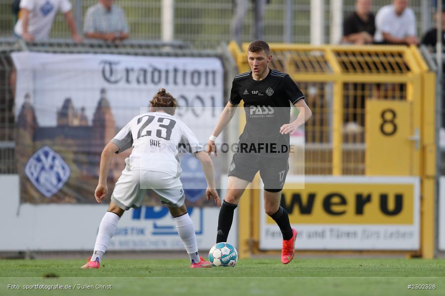 Niklas Meyer, Stadion am Schönbusch, Aschaffenburg, 06.08.2021, BFV, sport, action, Fussball, Deutschland, August 2021, Regionalliga Bayern, Saison 2021/2022, SVW, SVA01, SV Wacker Burghausen, SV Viktoria Aschaffenburg - Bild-ID: 2302328 Niklas Meyer, Stadion am Schönbusch, Aschaffenburg, 06.08.2021, BFV, sport, action, Fussball, Deutschland, August 2021, Regionalliga Bayern, Saison 2021/2022, SVW, SVA01, SV Wacker Burghausen, SV Viktoria Aschaffenburg - Bild-ID: 2302328